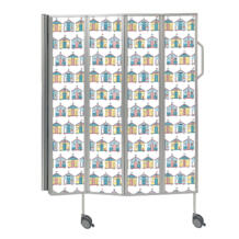 Wall-mounted Folding Paediatric Privacy Screen