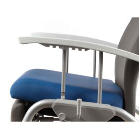 Pressure care seat cushion, dark blue