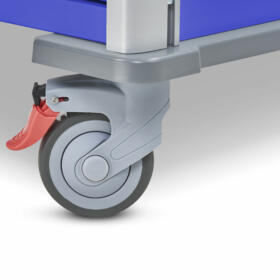 Easy - braked and directional castors