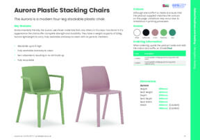 Aurora Plastic Stacking Chairs
