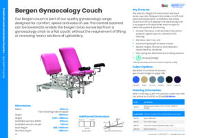 Bergen Gynaecology Couch