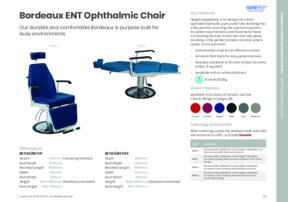 Bordeaux ENT Ophthalmic Chair