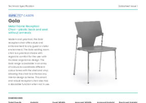 CA3076 Gola Chair Product Datasheet