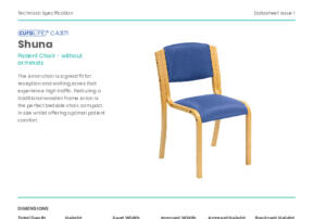 CA3171 Shuna Patient Chair Product Datasheet