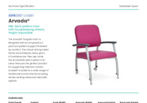 CA3257 Arvada Patient Chair Product Datasheet compressed