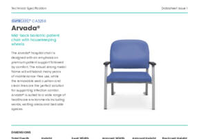 CA3259 Arvada Patient Chair Product Datasheet compressed