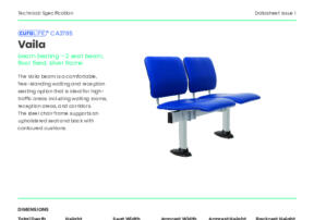 CA3785 Vaila Beam Seating Product Datasheet