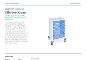 CA43213 S2 D Clini Cart Open Datasheet Issue 1 V1