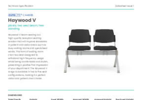 CA4865 Haywood V Beam Seating Product Datasheet