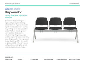 CA4866 Haywood V Beam Seating Product Datasheet