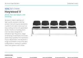 CA4868 Haywood V Beam Seating Product Datasheet