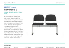 CA4869 Haywood V Beam Seating Product Datasheet