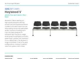 CA4872 Haywood V Beam Seating Product Datasheet