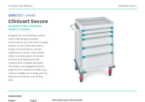 Clini Cart Secure CA4065 Product Datasheet Issue 1 V1