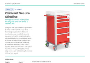 Clini Cart Secure Emergency CA4440 Product Datasheet Issue 1 V1