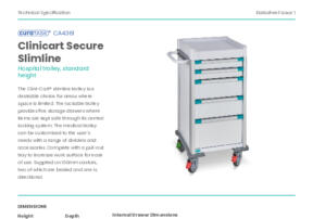 Clini Cart Secure Slimline CA4361 Product Datasheet Issue 1 V1