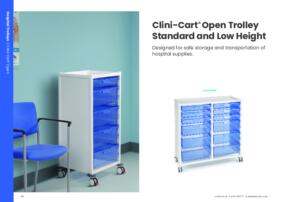 Clini Cart Open Trolley Standard and Low Height