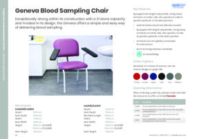 Geneva Blood Sampling Chair