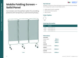 Mobile Folding Screen Solid Panel