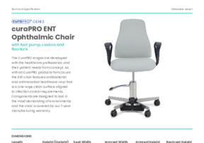 OEN13 Cura Pro ENT Chair Product Datasheet