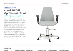 OEN14 Cura Pro ENT Chair Product Datasheet