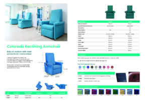 Ocura Catalogue 2025 Colorado Recliner Chair