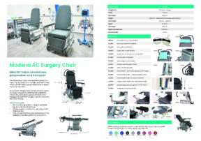 Ocura Catalogue 2025 Modena AC Surgery Chair
