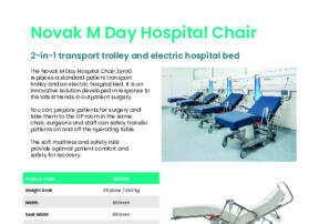 Ocura Catalogue 2025 Novak M Day Hospital Chair
