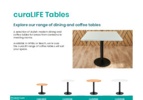 Ocura Catalogue 2025 cura LIFE Tables 2