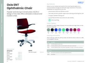 Oslo ENT Ophthalmic Chair