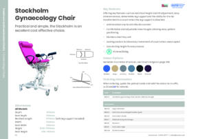 Stockholm Gynaecology Chair