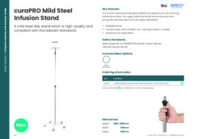Cura PRO Mild Steel Infusion Stand